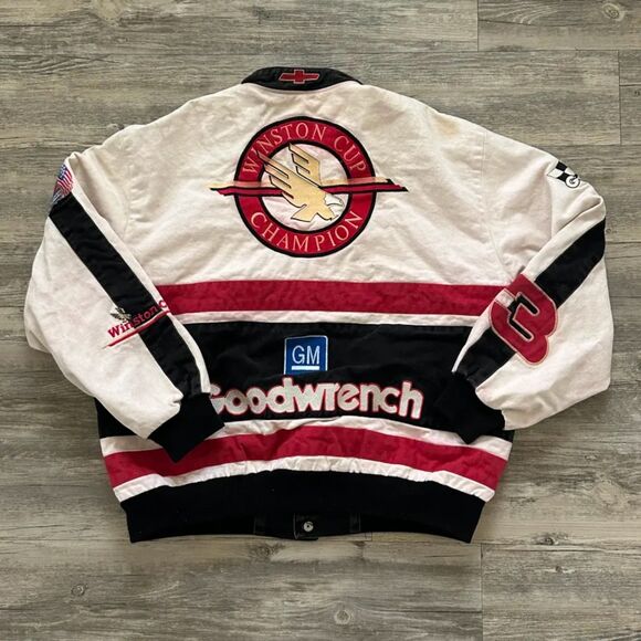 Vintage Nascar Jeff Hamilton Dale Earnhardt Winston Cup Racing Jacket Size XL - Picture 6 of 9